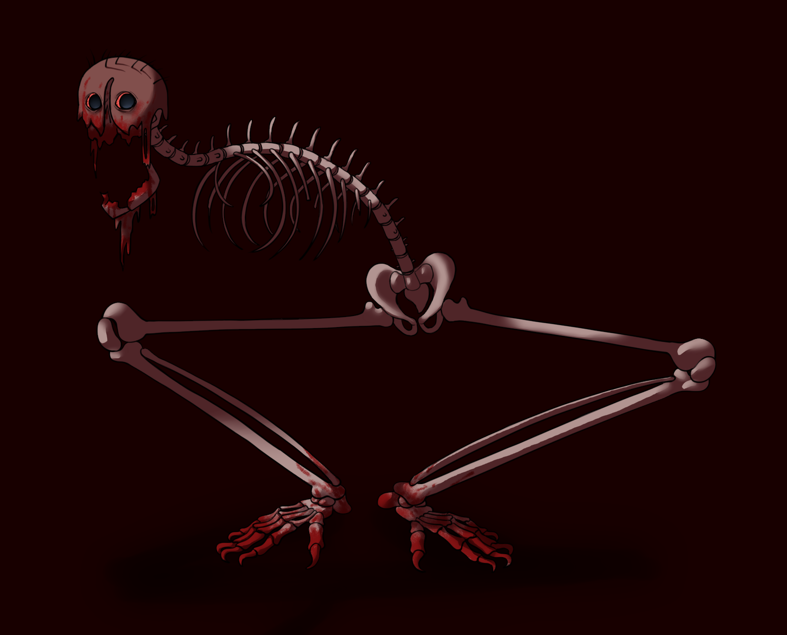 A Beast From Hell Illustration